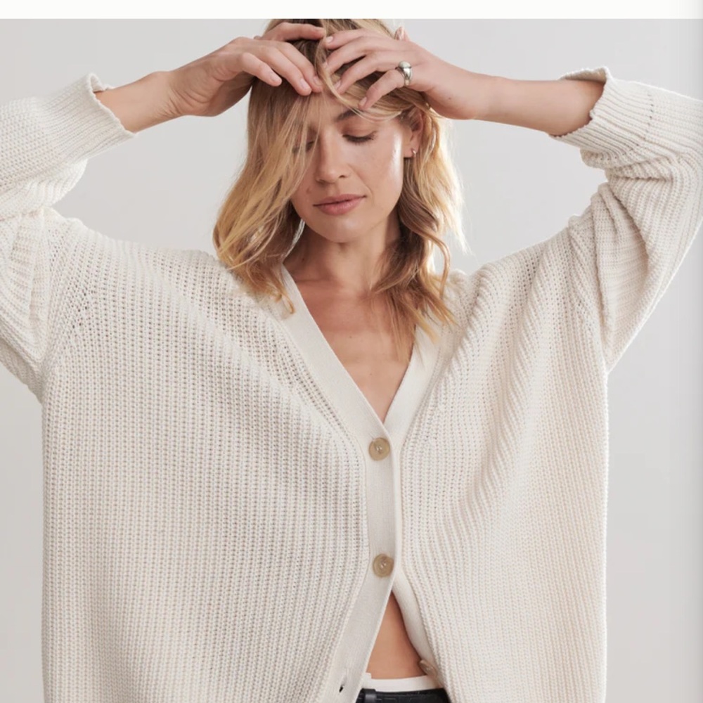 Jenni kayne cotton cocoon cardigan